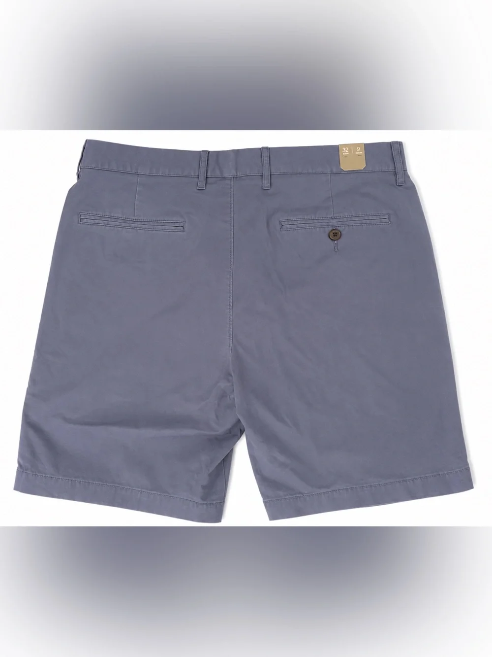 J.Crew Men’s 9” Stretch Chino Shorts Blue Gray Size 32 NWT Classic Flat Front